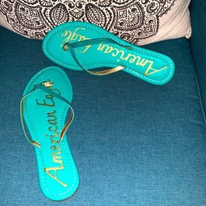 America Eagle Flip Flops